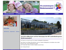 Tablet Screenshot of kindergarten-biedermannsdorf.at